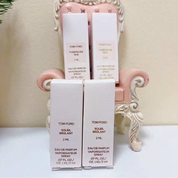 Tom Four Set of Four 2 ML’s. 2 Tubereuse Nue and 2 Sol Brulant - Picture 3 of 3